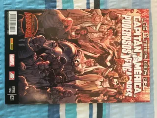 Lote de grapas del Capitan América de Marvel Comic