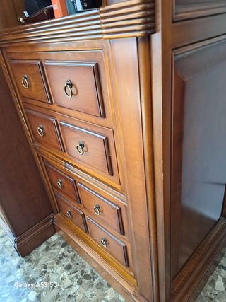 Mueble Boiserie Madera Cerezo