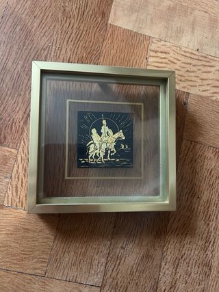 Cuadro Damasquinado Oro y Negro