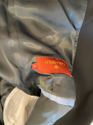 Traje hombre CARAMELO Talla 52 Negro