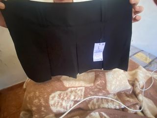 Falda pantalón tabla negra Talla L