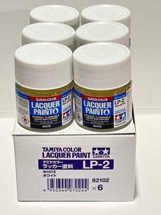 Tamiya Lacquer Paint LP-2 White (6pz) da 10 ml cad