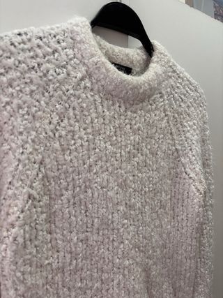 Jersey Bershka blanco mujer