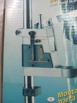 Soporte para taladro con tope de profundidad