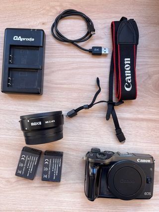 Canon M6 + Adaptador EF-M
