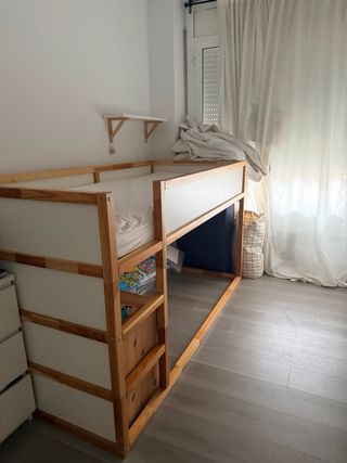 Cama litera infantil IKEA KURA Montessori