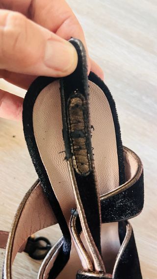 Zapatos de tacón y plataforma Guess terciopelo