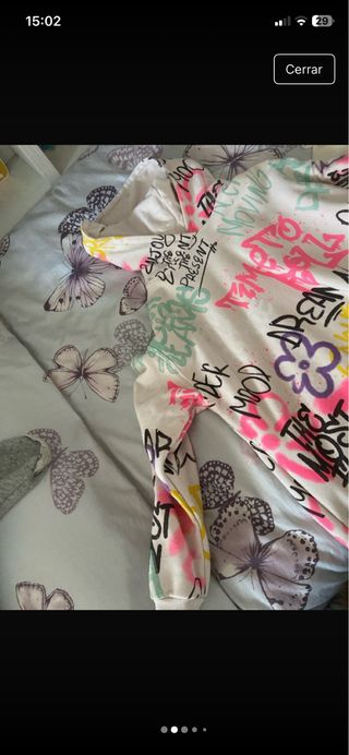 Sudadera graffiti calentita talla xs