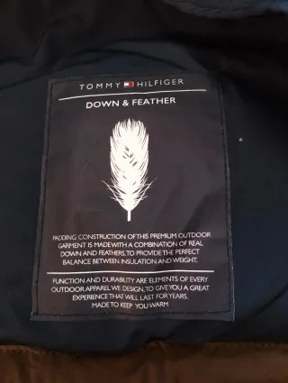 Tommy Hilfiger plumífero de plumas