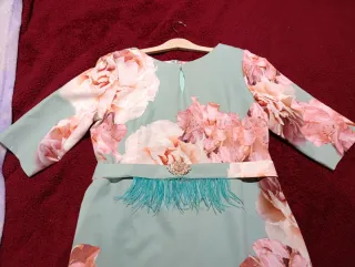 Vestido de ceremonia floral