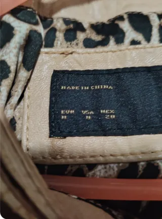 Chaqueta Biker Piel Cordero Zara Y2K