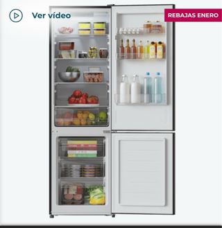 Nevera Combi Cecotec Negra