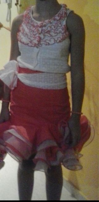Traje de flamenca niña