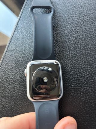 Apple Watch SE Nike 44mm Argento con cinturino Blu