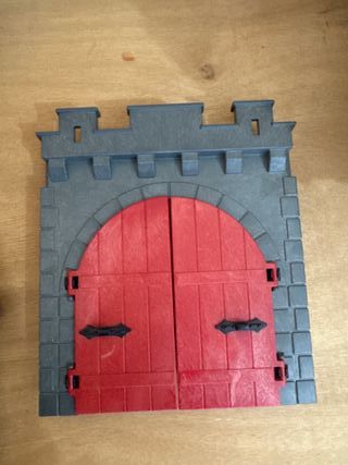 Playmobil Puerta Doble Roja Castillo del Dragón