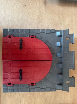 Playmobil Puerta Doble Roja Castillo del Dragón