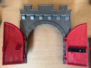 Playmobil Puerta Doble Roja Castillo del Dragón