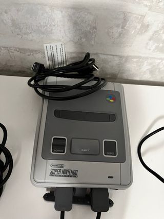 Super Nintendo Mini (SNES) con 21 juegos