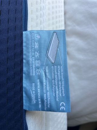 Colchón Cuna Ecuscare 116x56cm