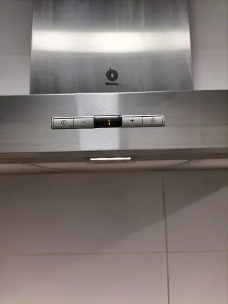 Campana extractora de acero inoxidable