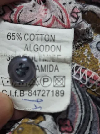 Camisa mujer estampada talla 44