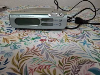 Despertador Radio Sony Azul/Plata
