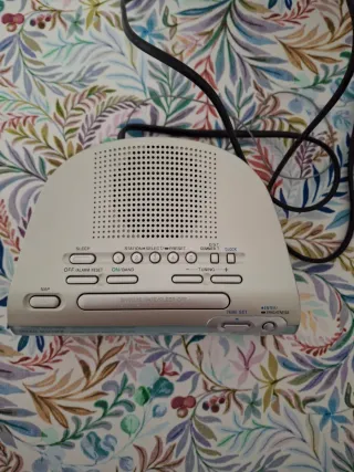 Despertador Radio Sony Azul/Plata