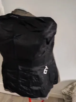 Chaqueta cruzada Zara gris