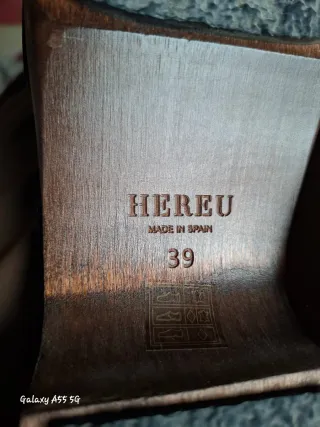 Sandalias HEREU negras mujer