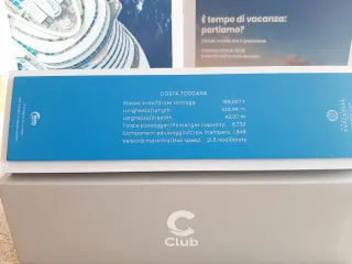 Modellino Costa Toscana Costa Club