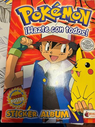 Álbum de Cromos Pokémon 1999 Completo