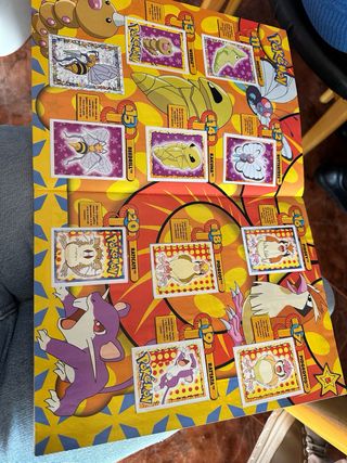 Álbum de Cromos Pokémon 1999 Completo
