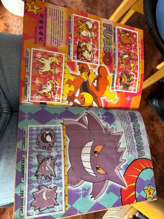 Álbum de Cromos Pokémon 1999 Completo