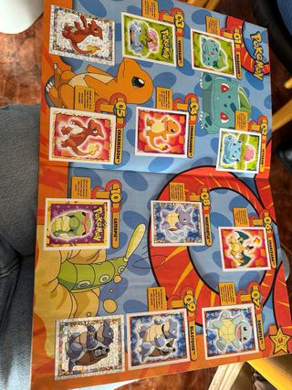 Álbum de Cromos Pokémon 1999 Completo