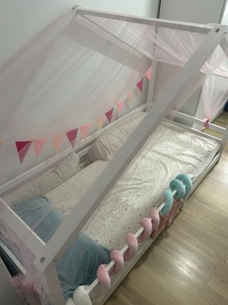 Cama infantil 90x200cm blanca