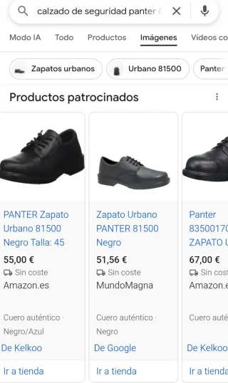 Zapatos de seguridad PANTER 81500