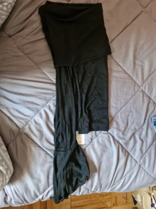 Top negro manga larga