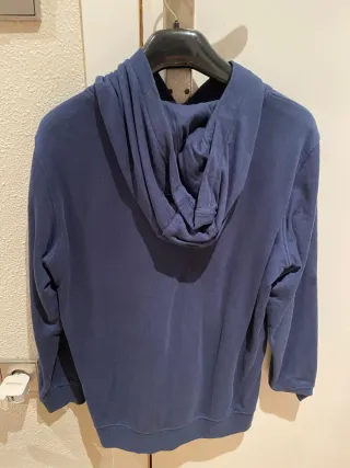 Sudadera Vans Azul con Logo Amarillo