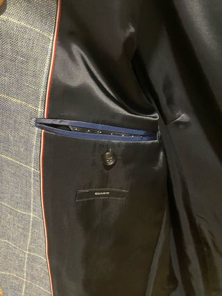 Blazer Tommy Hilfiger Talla M Cuadros Azul