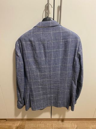 Blazer Tommy Hilfiger Talla M Cuadros Azul