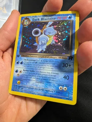 Carta Pokémon Dark Blastoise Stage 2 - Fan Card