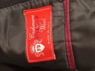 Cappotto uomo lana e cashmere taglia 52