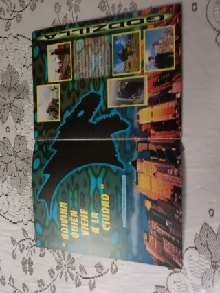 Album Cromos Godzilla Panini 1998 le faltan 3