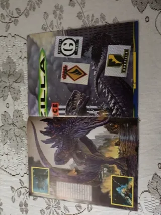 Album Cromos Godzilla Panini 1998 le faltan 3