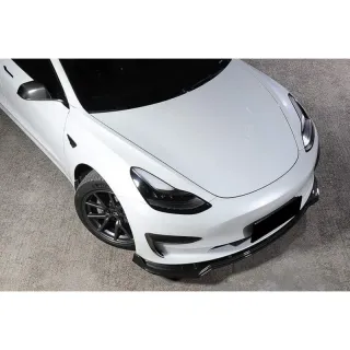 Añadido delantero para Tesla Model 3 +2017 Negro P