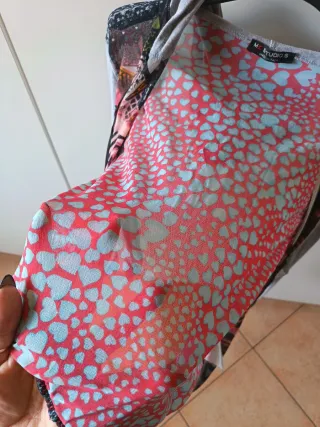 Giacca con cappuccio fantasia