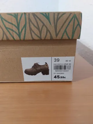 Botines beige cordon y tacon