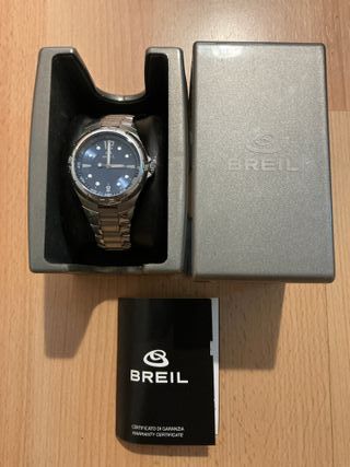 Orologio Breil Steel Blue Acciaio Quadrante Blu UV