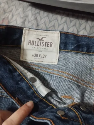 2 Pantalones Hollister vaqueros