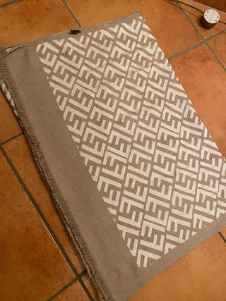 Sciarpa Fedi Beige e Bianca